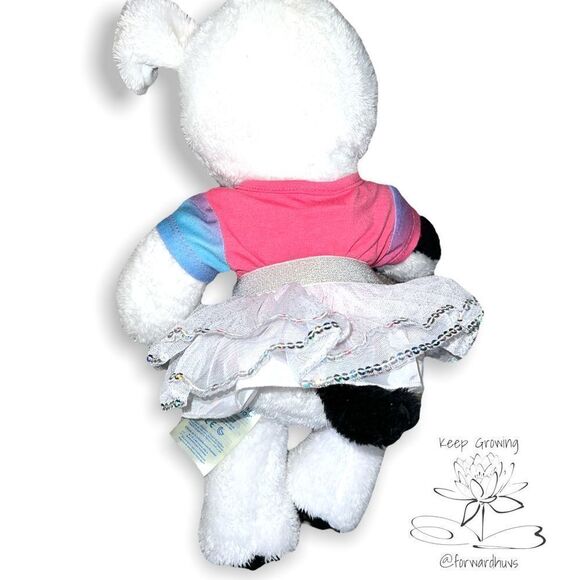 Build a Bear Cookies & Cream Pup in Shirt and Skirt - Picture 9 of 10